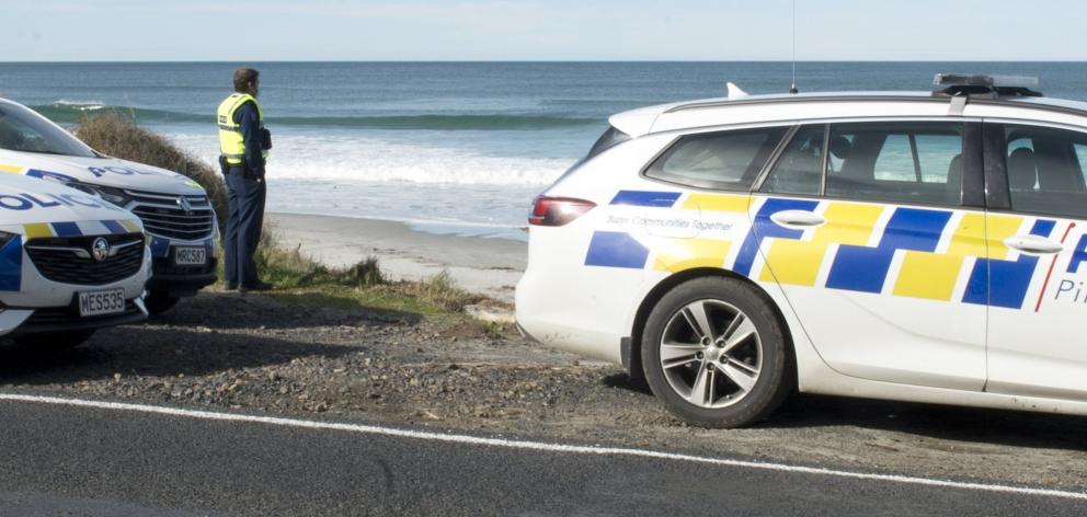 Several police cars raced to Brighton to search for a missing toddler, who was later found by...