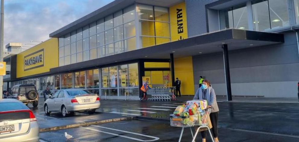 Pak'nSave in Christchurch on Wednesday. Photo: RNZ / Kim Moodie