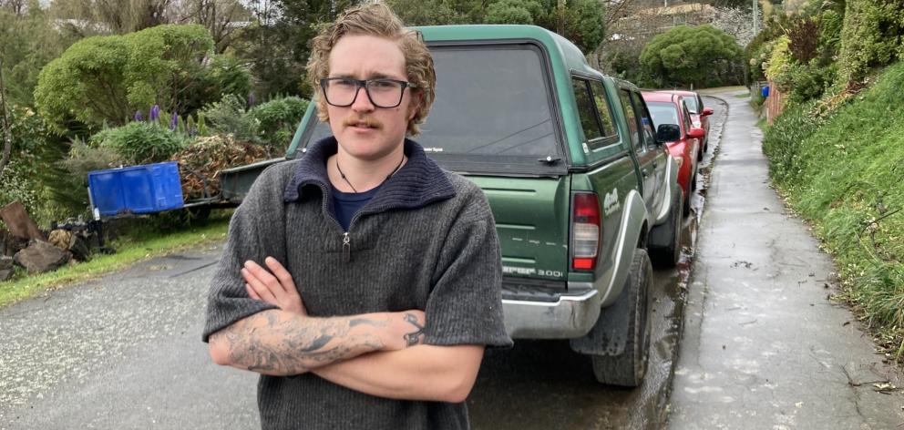 Scott Halliwell chased the thief away before they could take anything out of his ute. Photo:...