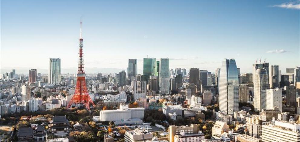Tokyo was the least green city, having less than 8 square metres of greenery per resident. Photo:...
