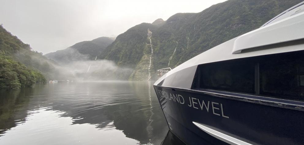 Fiordland Jewel is a 24m catamaran which takes passengers on overnight and multi-day cruises in...