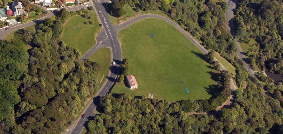 Aerial of the Dunedin Town Belt showing Prospect Park. Photo: Stephen Jaquiery