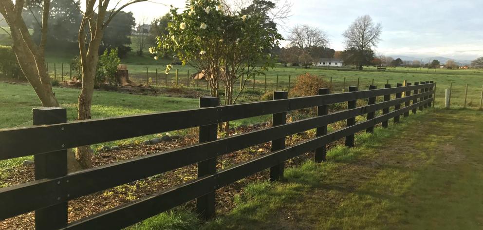 Posts can be made from most plastics, reducing landfill waste. PHOTO: SUPPLIED