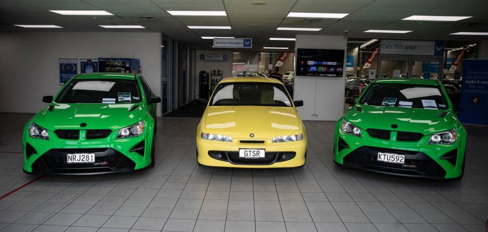 A rare Holden car collection is for sale at Turners in Christchurch. Photo: George Heard