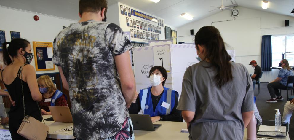 A total of 430 jabs were administered at a vaccination pop up clinic at Ashburton's Hampstead...