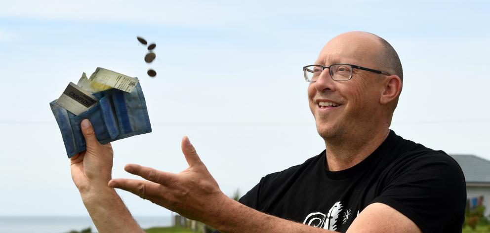 After losing a wallet under water in 1989, Nathan Jaquiery has been reunited with his 32-year-old...