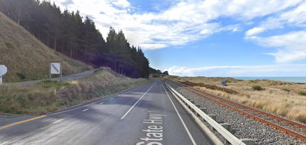 SH1 south of Kekerengu. Image: Google