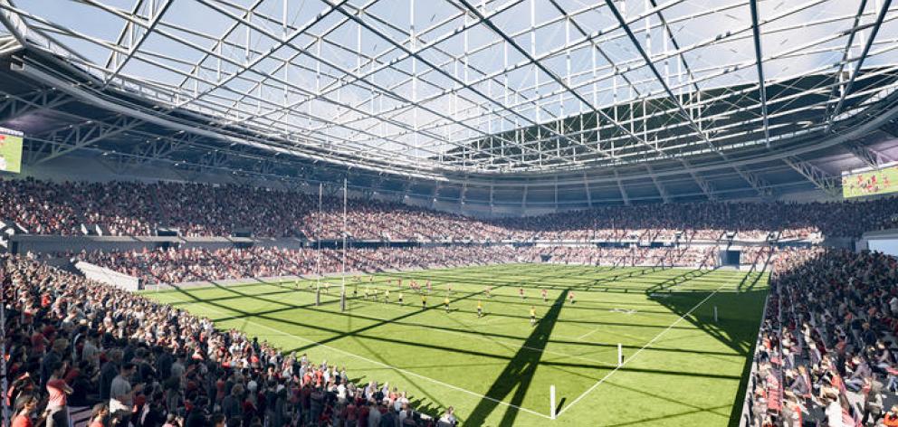 Preliminary designs for the Canterbury Multi-Use Arena interior Photo: Supplied / Christchurch City Council Preliminary designs for the Canterbury Multi-Use Arena interior Photo: Supplied / Christchurch City Council
