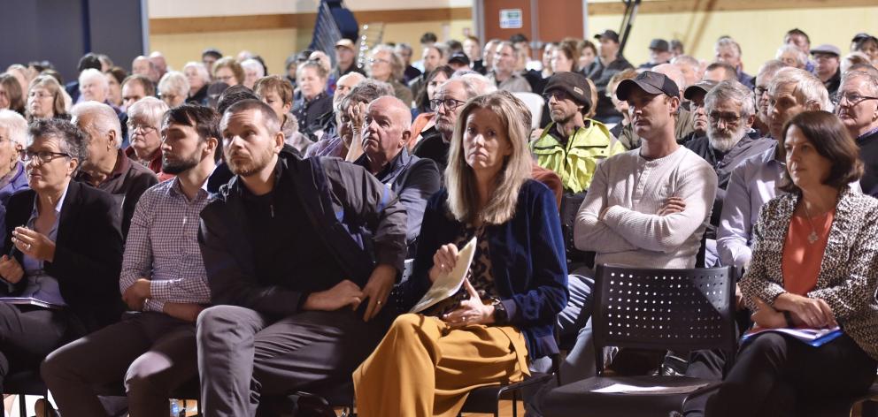 Hundreds turned up at public meetings for council staff to update Waikouaiti, Karitane and...