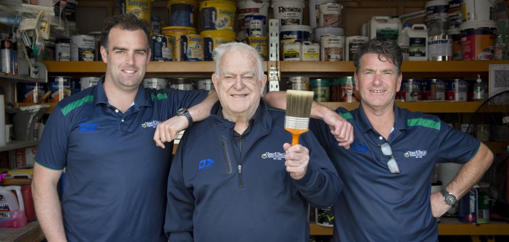 Sims and Blue Ltd owners (from left) Nathan, John and Glenn Sims. PHOTO: GERARD O’BRIEN