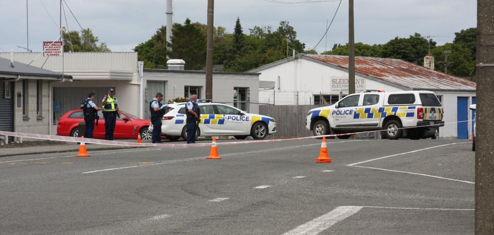 Police were called to a shooting to the Central Southland town of Winton around 1pm on Monday. Photo: Toni McDonald