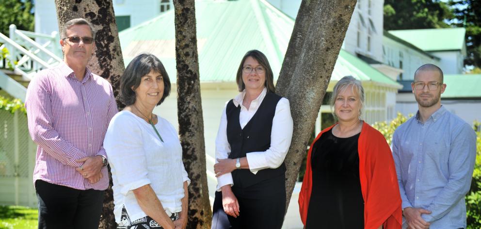 Ashburn Clinic senior management team (from left) operations and strategy director David Murray,...