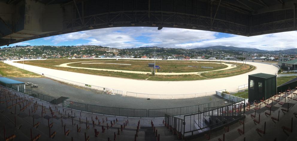 The former Forbury Park racing venue in Dunedin lies unused amid negotiations about future use of...