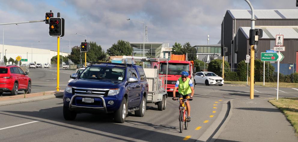 The Hornby Community Patrol volunteers are monitoring the intersections of Shands and Halswell...