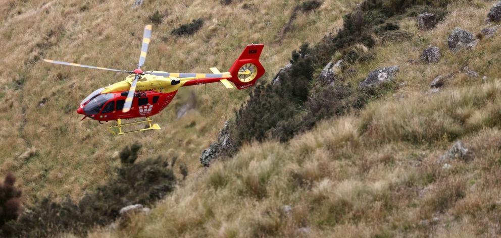 A person was transported to hospital after falling from a cliff in Heathcote Valley. Photo:...