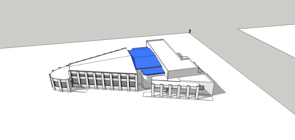 A concept plan for the Southland District Council’s new office and library in Winton. PHOTO:...