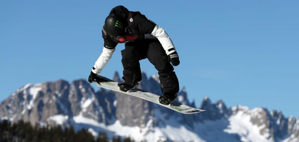 Zoi Sadowski-Synnott competing in California in January. Photo: Getty Images