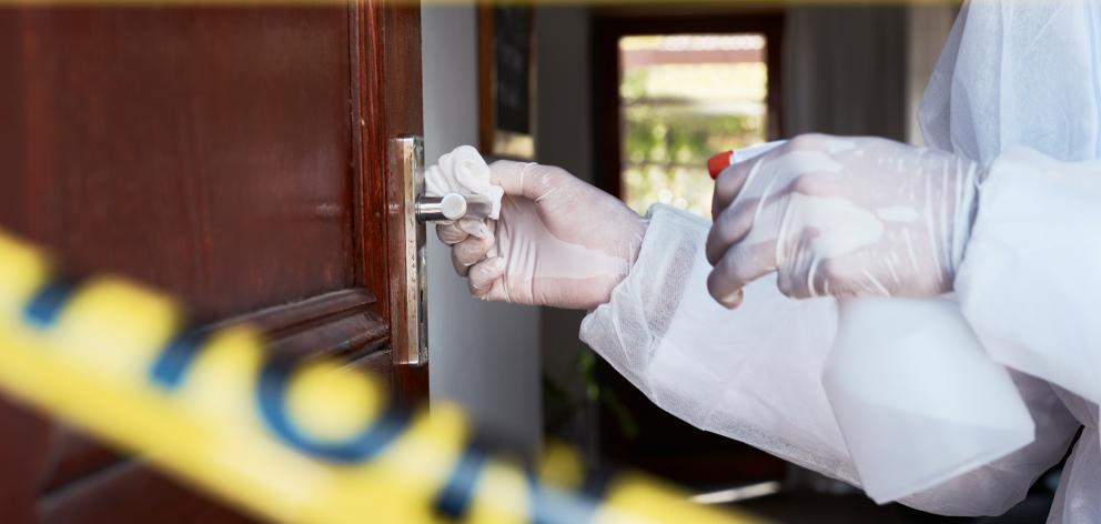 Crime scene cleaners were posting images from the scenes they were working on to social media....