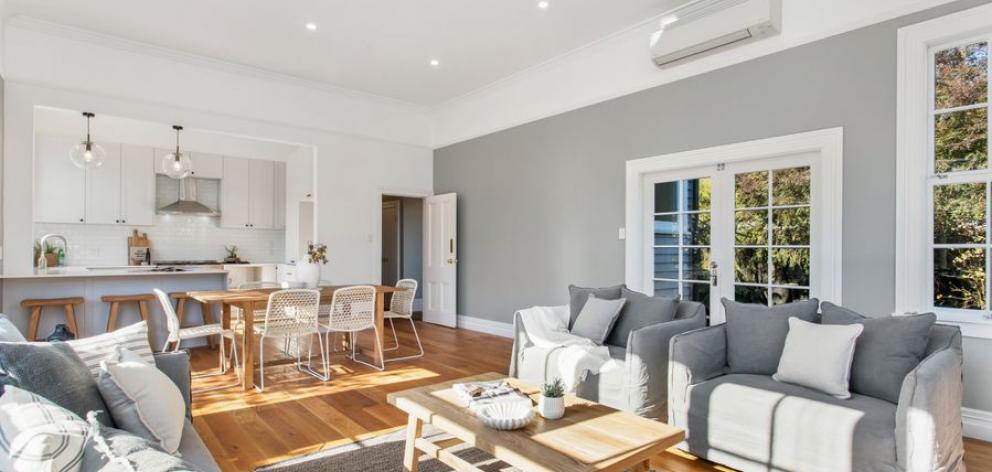 The new kitchen/lounge at 7 Wherstead Rd. Renovator Veronika Nenkova designed the interior. Photo...