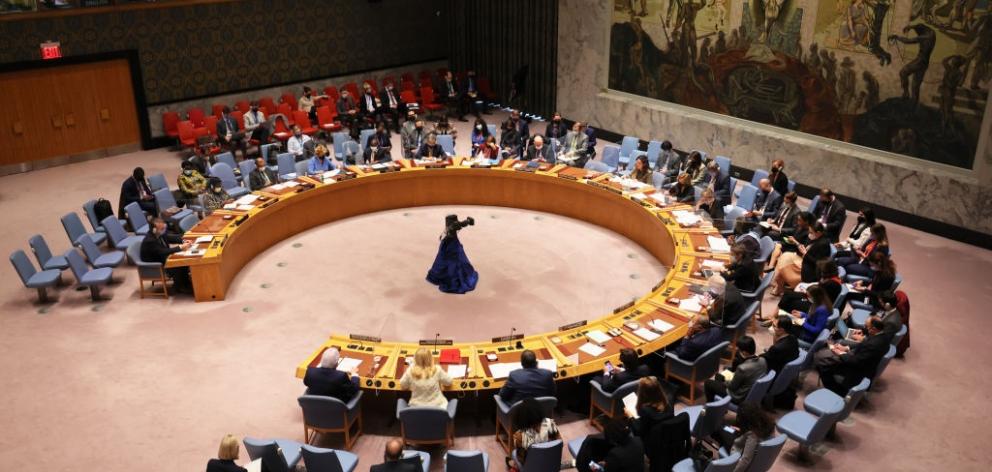 Members of the UN Security Council met to discuss the humanitarian crisis in Ukraine this week....