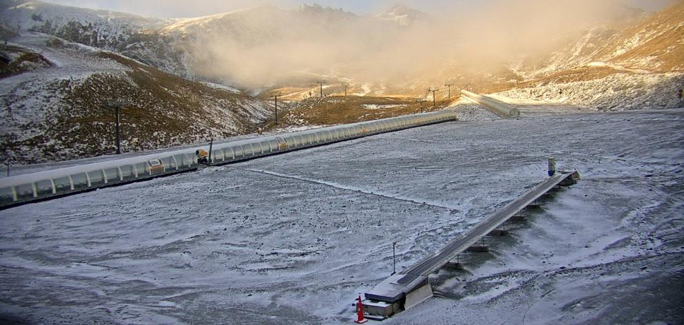 The Remarkables this morning. Photo: The Remarkables