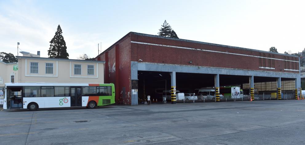 The Dunedin bus depot, at 658 Princes St, is being explored as a site for a Kainga Ora housing...