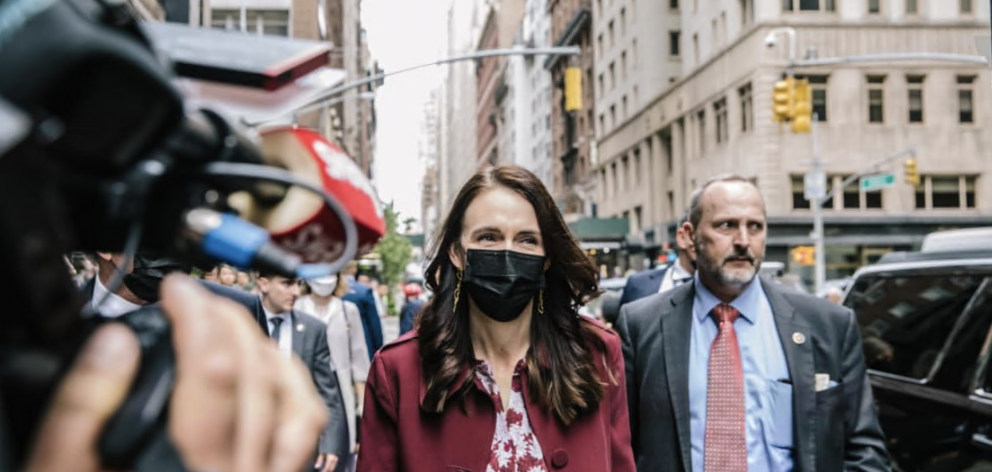 Prime Minister Jacinda Ardern in New York at the start of the US trade mission. Photo: Pool /...