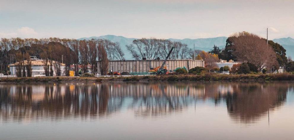 The wastewater treatment plant at Bromley. Photo: Supplied