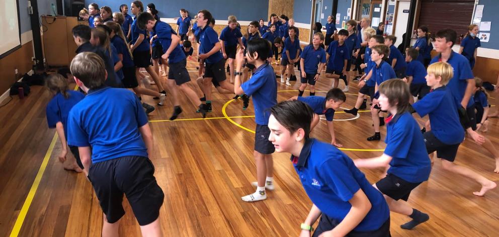 The pupils exceeded their goal, raising an impressive $6240. Photo: Supplied