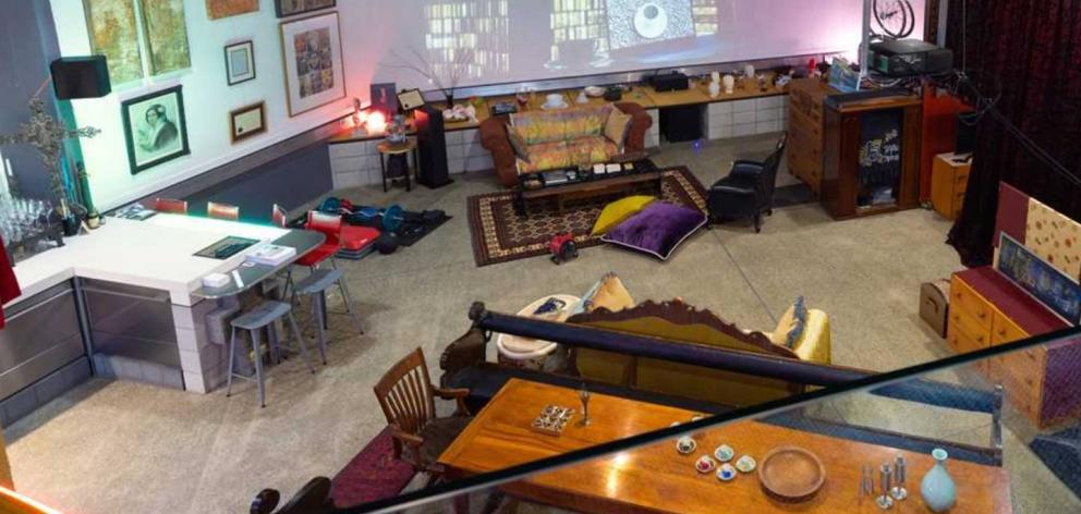 The quirky inner-city apartment sold at auction today. Photo: Supplied