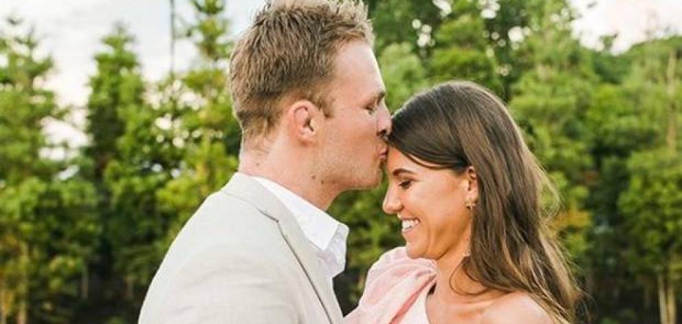 Chiefs captain Sam Cane and Harriet Allen were married this week in Wanaka. Photo: Instagram via NZ Herald