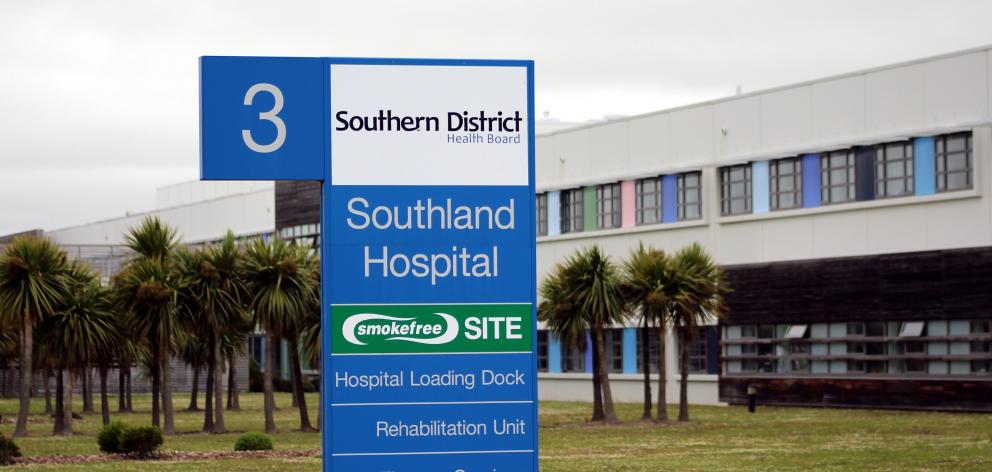 Southland Hospital.  Photo: ODT files 
