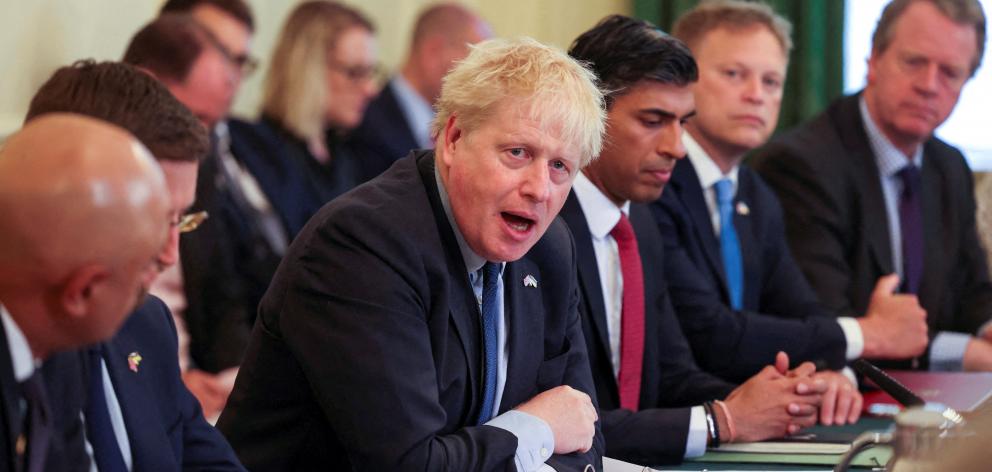 Boris Johnson used the Cabinet meeting to set out his vision for the coming weeks, including new...