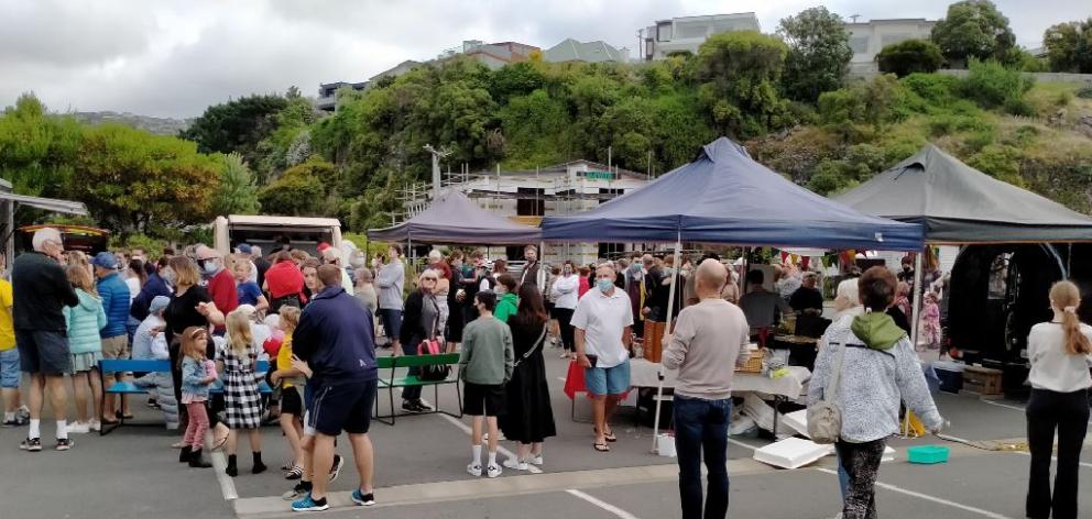 The food truck alley at the Mt Pleasant Community Centre will return in September. Photo: Supplied