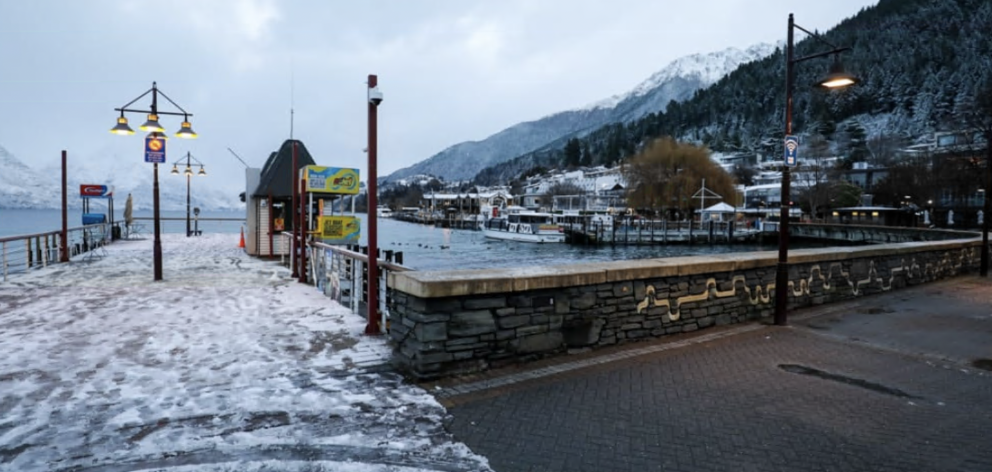 Queenstown has had a dump of welcomed snow. Photo: RNZ 