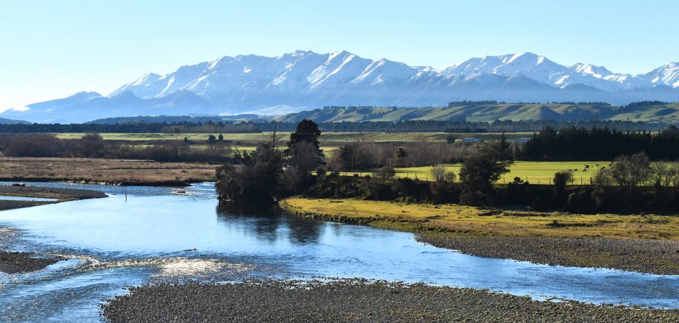 The not-as-mighty-as-it-could-be Waiau River, near Clifden. PHOTO: DAVE LOUDON