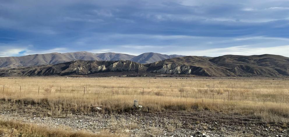 The cliffs viewed from State Highway 8 near Omarama. PHOTOS: WAYNE MARTIN