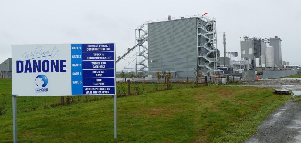 Danone Nutricia’s Clydevale milk powder plant (right) is bringing its new biomass boiler plant ...