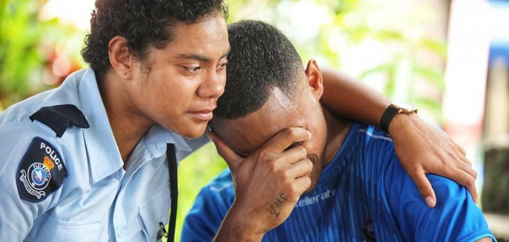 Constable Epineri Tunidau has received an outpouring of support from his colleagues in both Fiji...