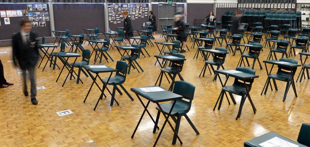 Sitting NCEA exams online rather than using pen and paper is gaining popularity among Otago and Southland pupils. Photo: Stephen Jaquiery