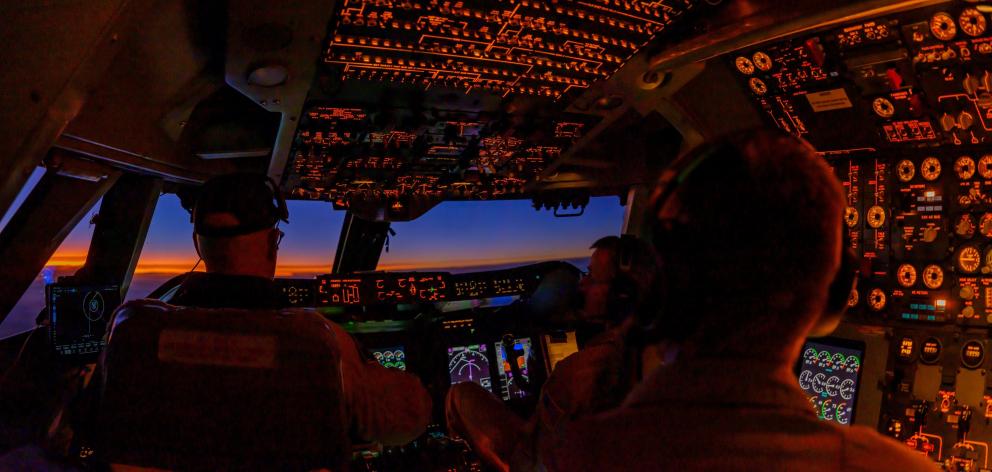 The cockpit view from Sofia last weekend. PHOTO: IAN GRIFFIN