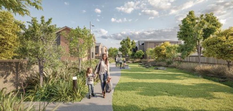 A communal garden and play area and plenty of recreational green space will also feature in the...