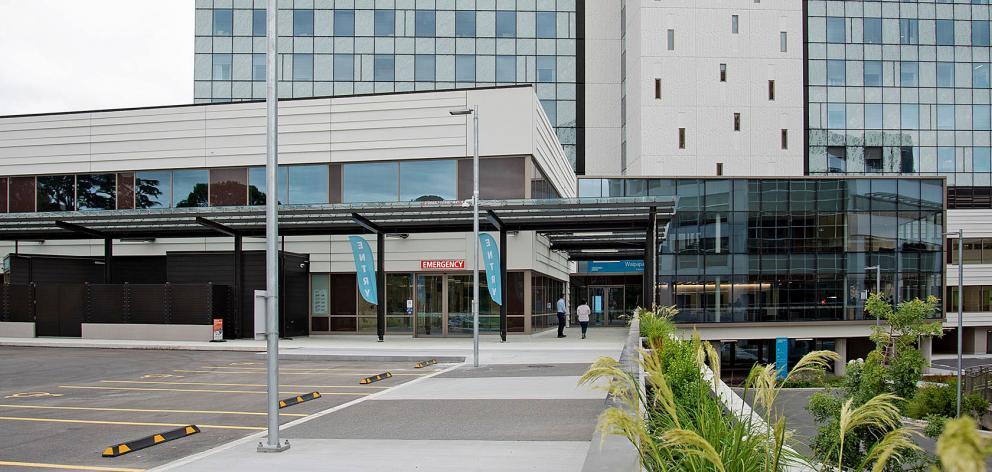 The Christchurch Hospital ED entrance in the Waipapa building. Photo: Star News