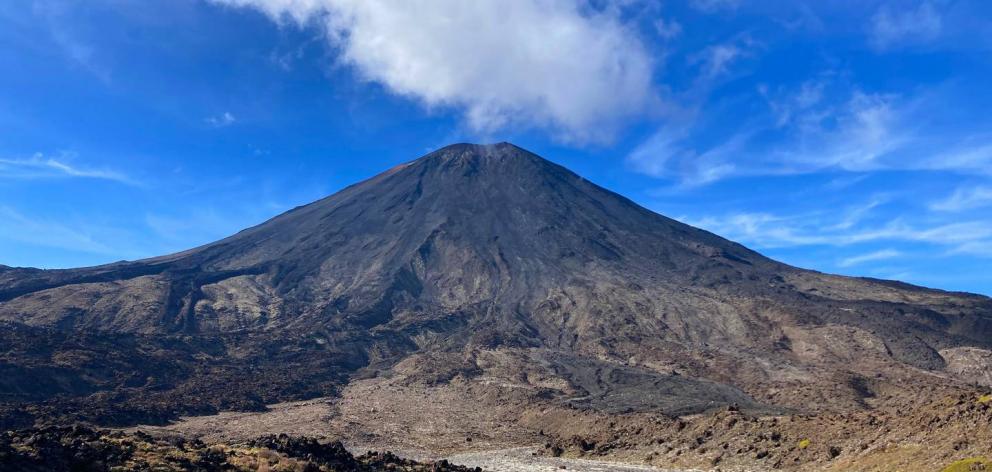 A file image of Mt Ngauruhoe in March. Photo / Bevan Conley