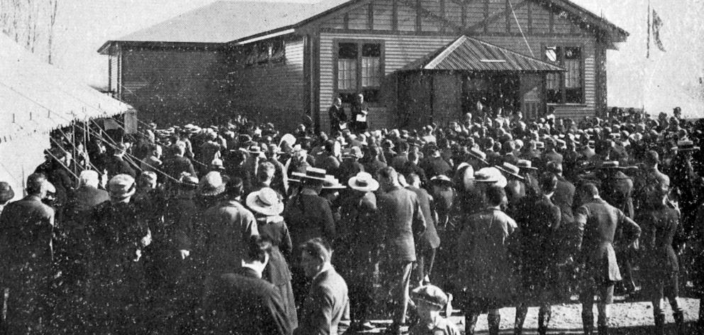 Two thousand Natives were present at a Maori hui at Tuahiwi, near Kaiapoi, at which Hon J.G....