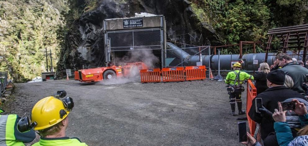The Pike River Mine re-entry in May 2019. Photo: Getty Images