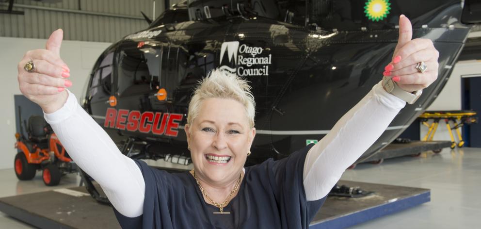 Suzanne Prentice is full of praise for the Otago Regional Rescue Helicopter service. PHOTO:...
