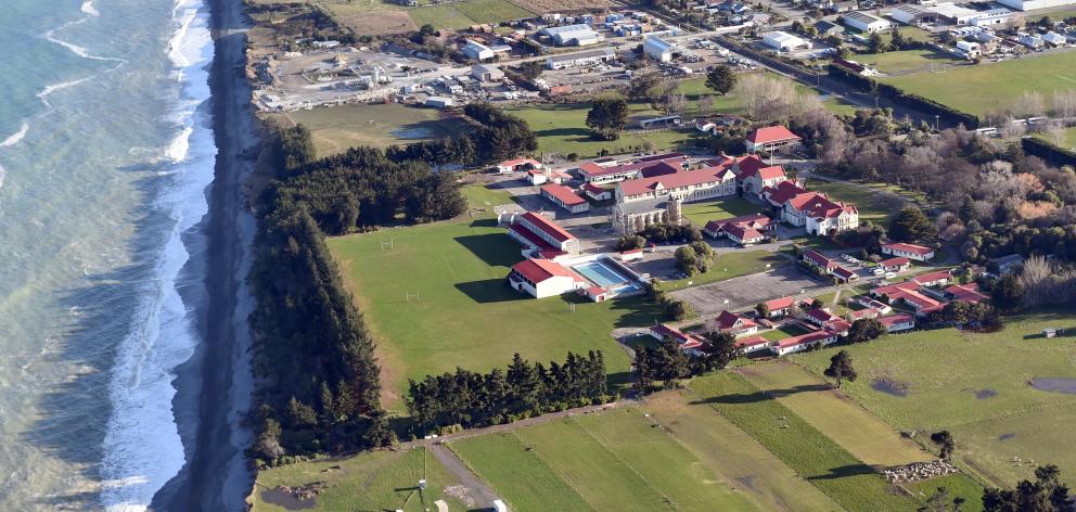 Waitaki Boys’ High School in 2017. 
...