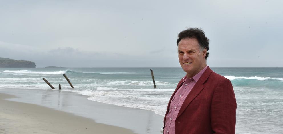 Dunedin mayor-elect Jules Radich on St Clair Beach. PHOTO: ODT FILES