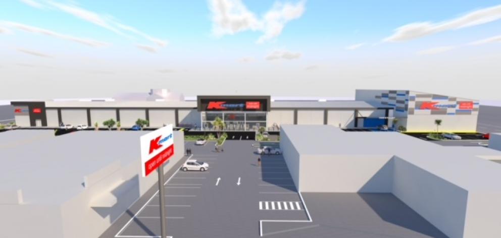 An artist's impression of the new Kmart store.